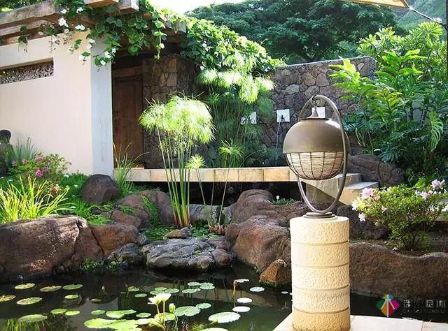 32個(gè)別墅花園魚池設(shè)計(jì)方案